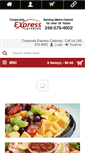 Mobile Screenshot of express-catering.com